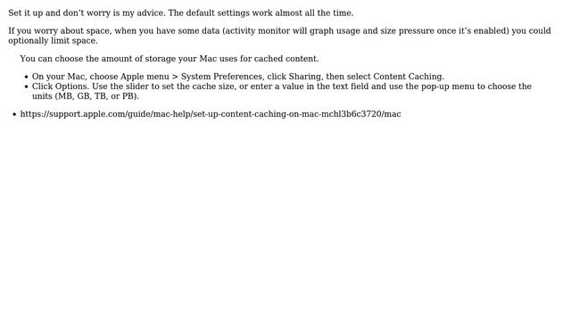 Apple: Local Content Caching On My MacBook (2 Solutions!!)