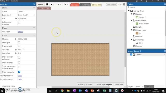Construct 3: Setting Up A Top Down Game