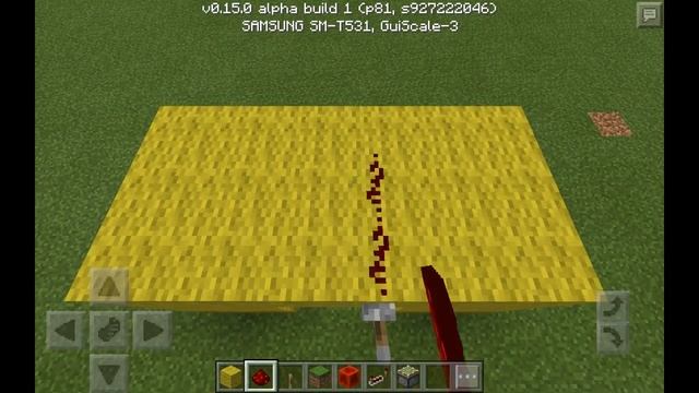 Механическая дверь 2x2 в Minecraft Pe 0.15.1