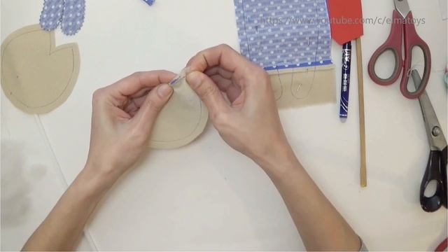 ?Милый зайка своими руками? Мастер-класс Елены Максимовой.  Elma-toys