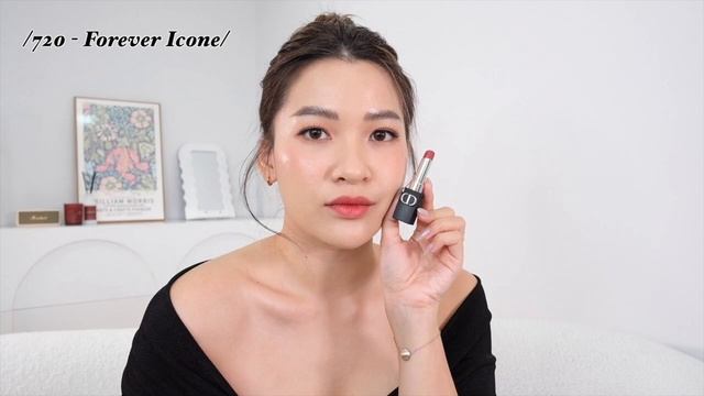 THỬ SON XỊN Ep.26 [SWATCH+REVIEW] DIOR ROUGE FOREVER Transfer-proof