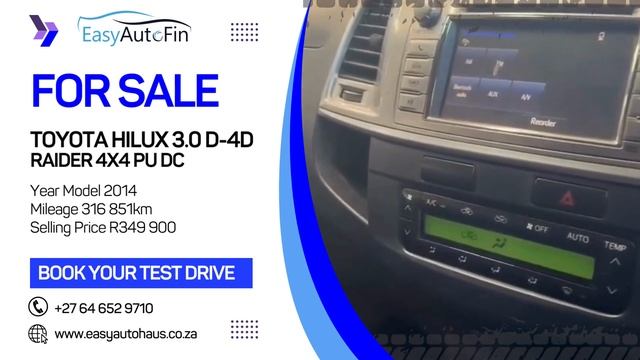 Toyota Hilux 3.0 D-4D Raider 4X4 PU DC #230305