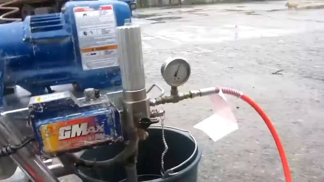 Graco Gmax 5900 Convertible - проверака, нанесение шпаклевки