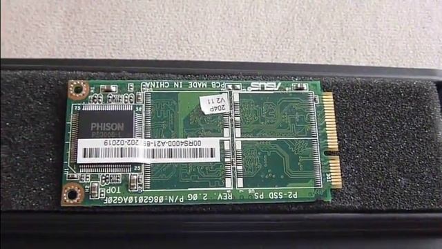 Stock 4gb Phison SSD From Asus EEE 900A: Replaced With 16gb Xtreamer Ultra 16GB Mini PCI-E