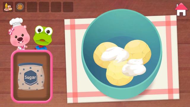 Croquette | Pororo's Cooking Game Play | Pororo The Little Penguin | KIGLE GAMES