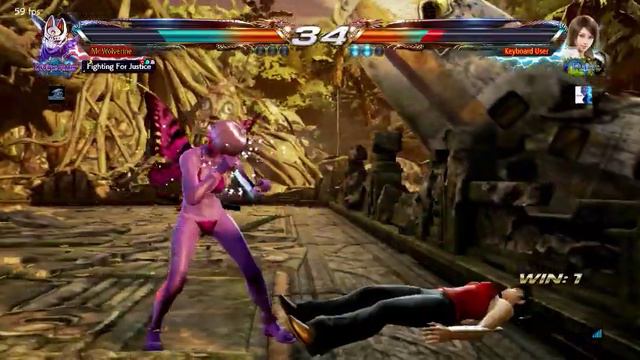 Tekken 7 | Mr Wolverine (Kunimitsu) VS Keyboard User (Asuka) |Rank Match|