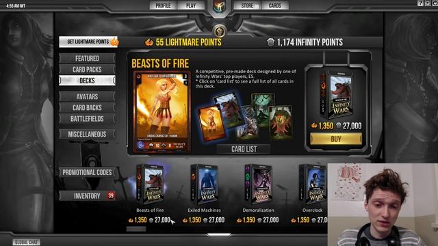 Infinity Wars: How to Spend IP (OUTDATED! NEW DECKS HAVE BEEN ADDED)