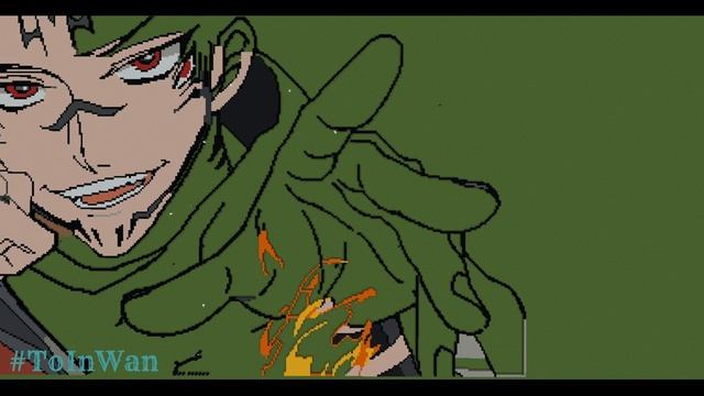 Minecraft Pixel Art |  Sukuna | JuJutsu Kaisen