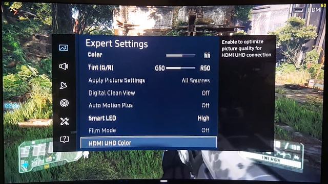 Crysis 3 On Samsung KS8500 4k TV GTX1060