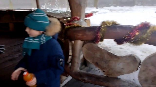 Беловежская пуща, декабрь 2022, резиденция Деда Мороза...