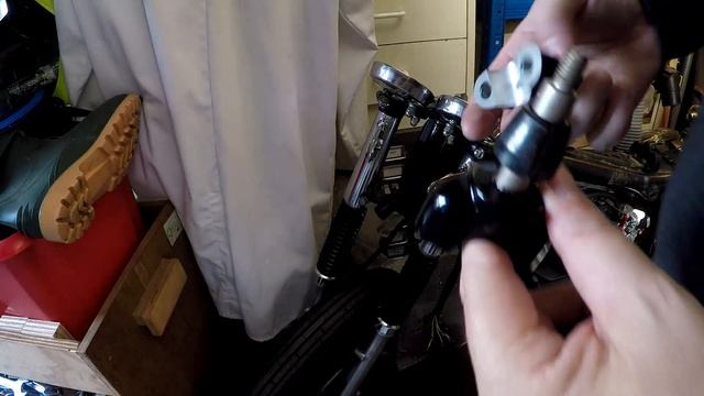 Honda CB200 - Handlebar Clamps