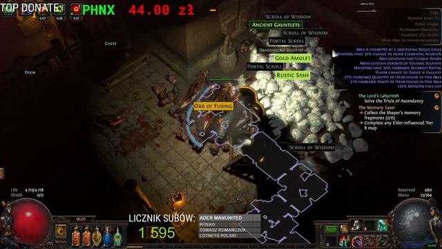 Path Of Exile~~~DELVE // Reave Flurry \\ 17:00 OPENING ORIATH MYSTERY BOX [MUSIC ON]