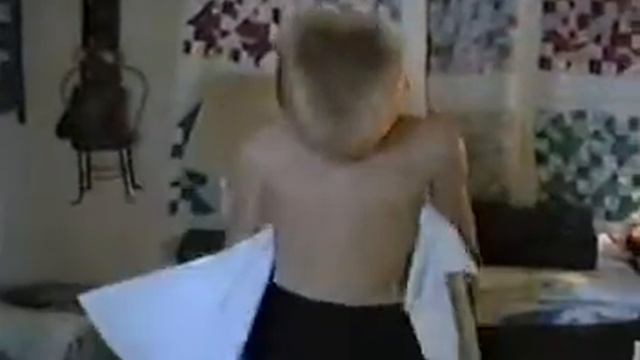 grandma zs cool shirt and me with chicken pox