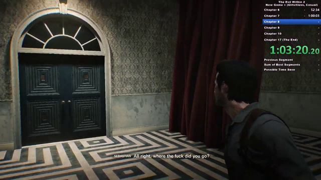 The Evil Within 2 New Game+ Glitchless Speedrun 2:02:46 (IGT Load Removal)