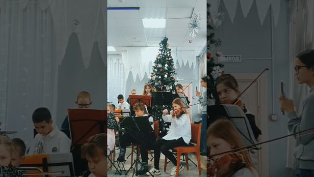 Первое выступление #учёба #музыка #концерт #дети #школа #скрипка #киш