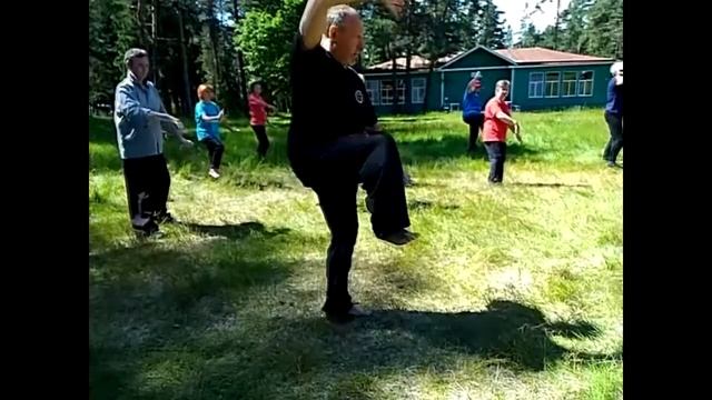 Тайцзицюань. 58 - 62 шаг формы. Учебное видео. 2017г.
