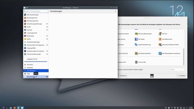 MX #linux Mit KDE Desktop