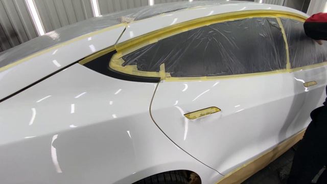 Антигравийная защита Tesla Model S.