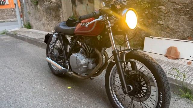 Suzuki tu 250 brat cafe racer custom vintage suzukibike caferacer motocustom