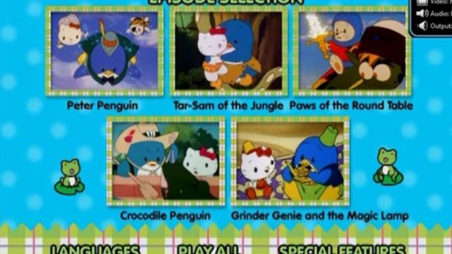 Hello Kitty:Saves The Day 2003 DVD Menu Walkthrough