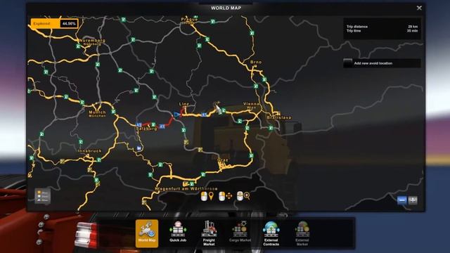 MOD ETS 2 (1.43) Mercedes-Benz 1933 6x4 Boat Delivery From Salzburg to Linz