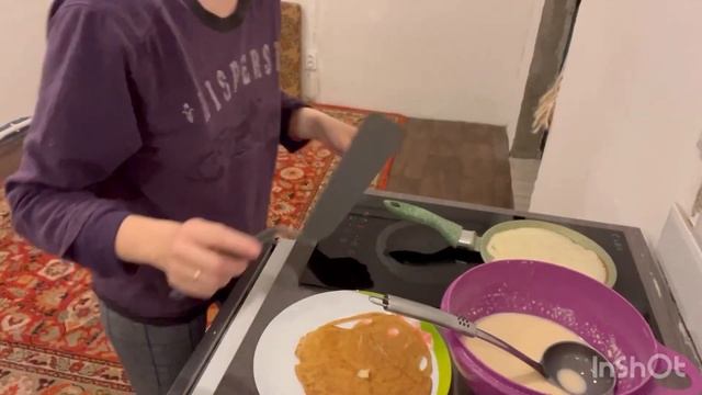 Пеку блины на новой блинной сковороде от Asteria