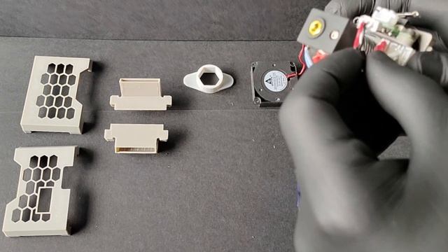 Flying Bear Ghost 4, Ghost 4S Printhead Assembly (e3d V6 Hotend With Nut)