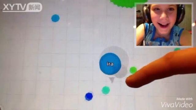 Let's Play // Agar.io//почему меня сожрали?//что за ангел?/😎😂😂