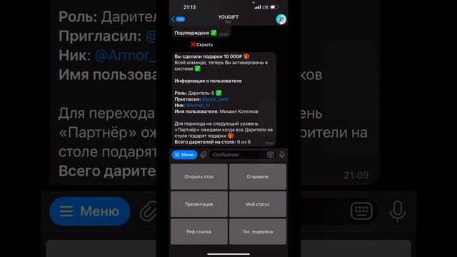 You Gift !    Делаем 60 000 р  из 10 000 р  на полном ПАССИВЕ