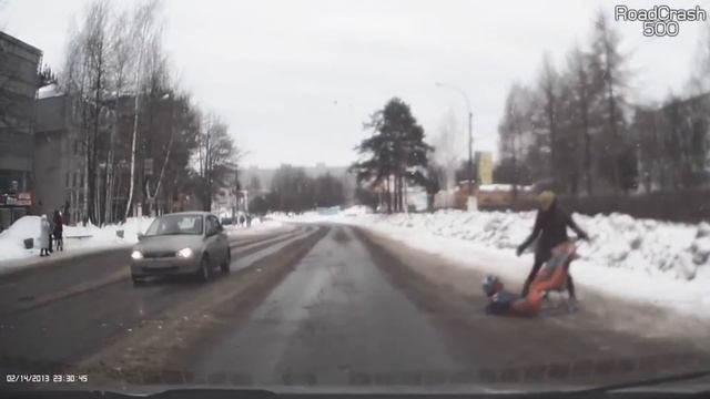 Беспечность современных мам [RoadCrash500]