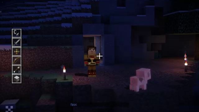 Minecraft Story Mode 3 Иссушающей бури гонится за нами!