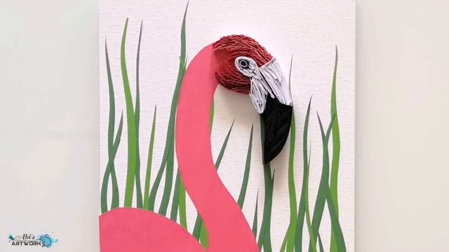 Quilling Flamingo | Quilling Paper Art