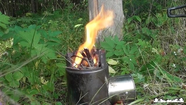 Походная кухня: жареные лисички на костре.