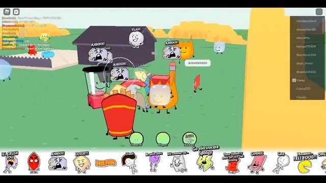BFDI: World of Goiky - Roblox BFB Roleplay Someone Hacked the Game and Keeps Pushing Us!
