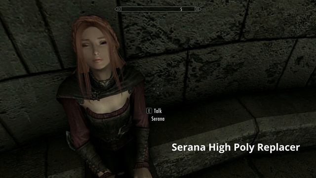 Serana High Poly Follower - CBBE 3BA - BHUNP - ESPFE Skyrim Mod  세라나