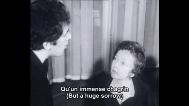 A Quoi Ca Sert lAmour ? by Edith Piaf  Théo Sarapo with French  English subtitles