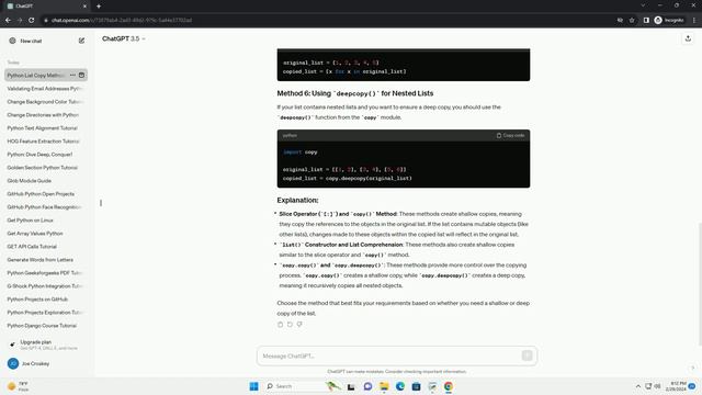 How To Copy A List In Python Without Changing Original
