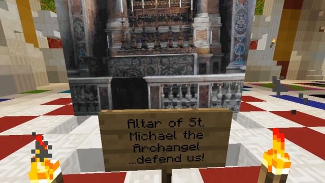 TOUR OF ST. PETER'S BASILICA IN ROME, Minecraft Style