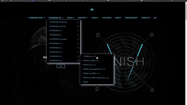 Прошивка VNISH для Antminer S19 & T19