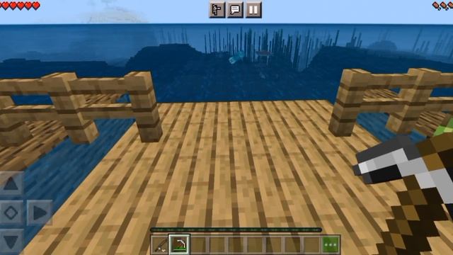 Первые ресурсы- Выживание на плоту ! Minecraft