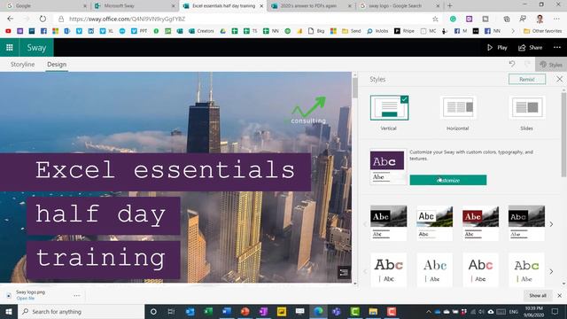 Sway: Immersive, Mob Friendly Animated Pdf Alternative From Word Doc