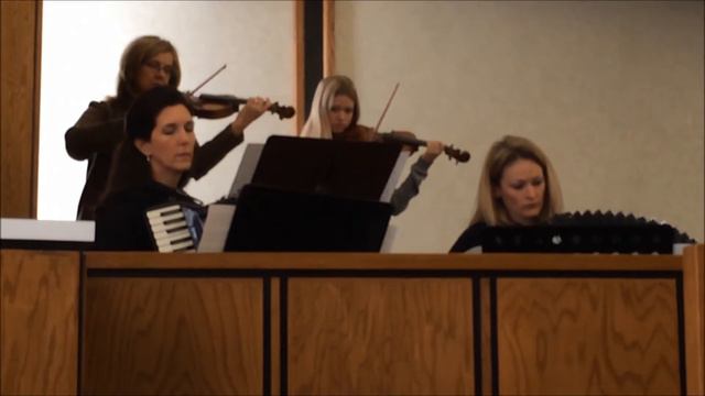 Accordion Duet With Violins - LDS Hymn Come Follow Me