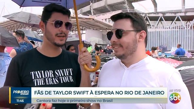 Taylor Swift Ganha Homenagem No Cristo Redentor | Primeiro Impacto (17/11/23)
