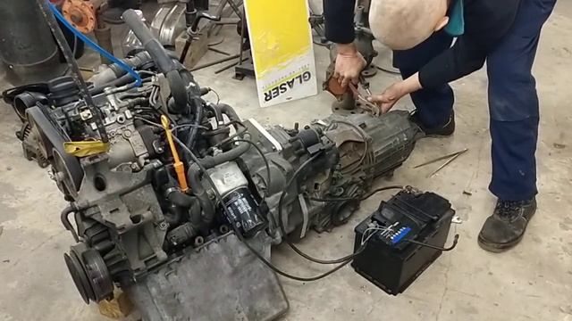 VW т-3 и кпп Б-5 первые ходы.