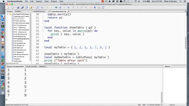 Learning Lua Part 17 - Passing Arguments To Parameters