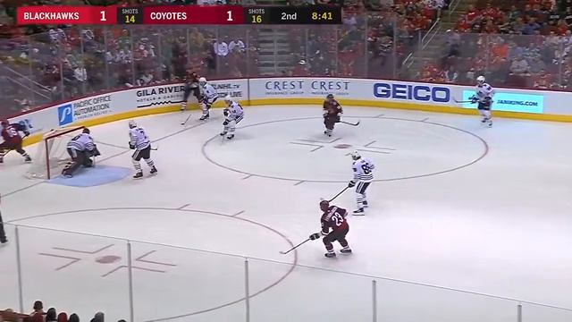 22.10.17. Регулярный чемпионат НХЛ 2017/18. Аризона - Чикаго