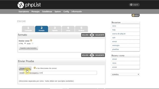 Cómo Enviar Nuevos Mensajes Con PhpList