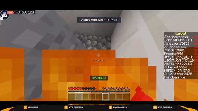 Minecraft Parkour With Subscribers | Minecraft Live Hindi | Mcpe + Java