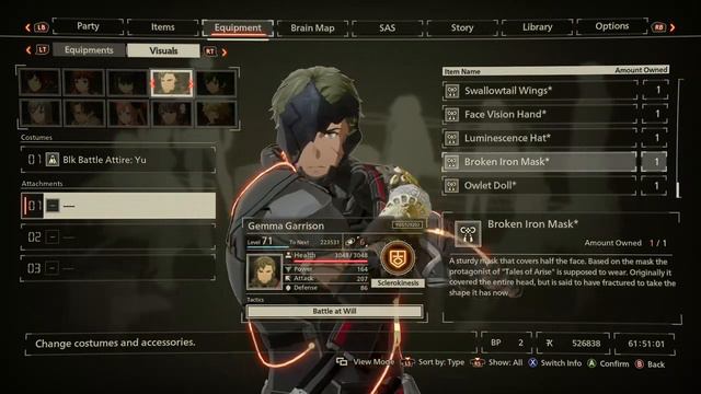 Scarlet Nexus All Tales Of Arise Items