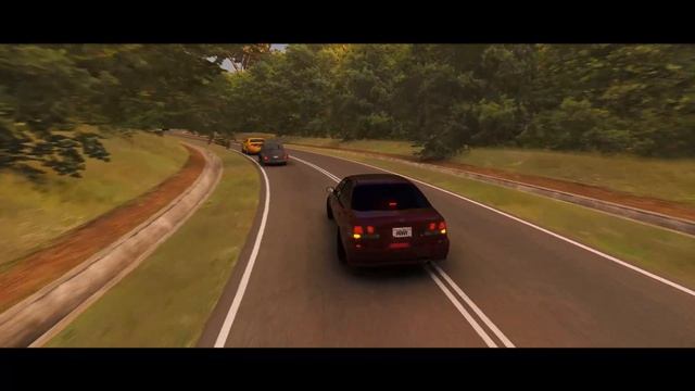 553HP Honda Civic Terrorising Traffic - Assetto Corsa | Moza R9